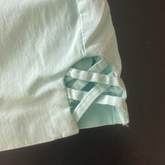DFA New York Petite  Soft Aqua Green Skort size 14P - Picture 4 of 6